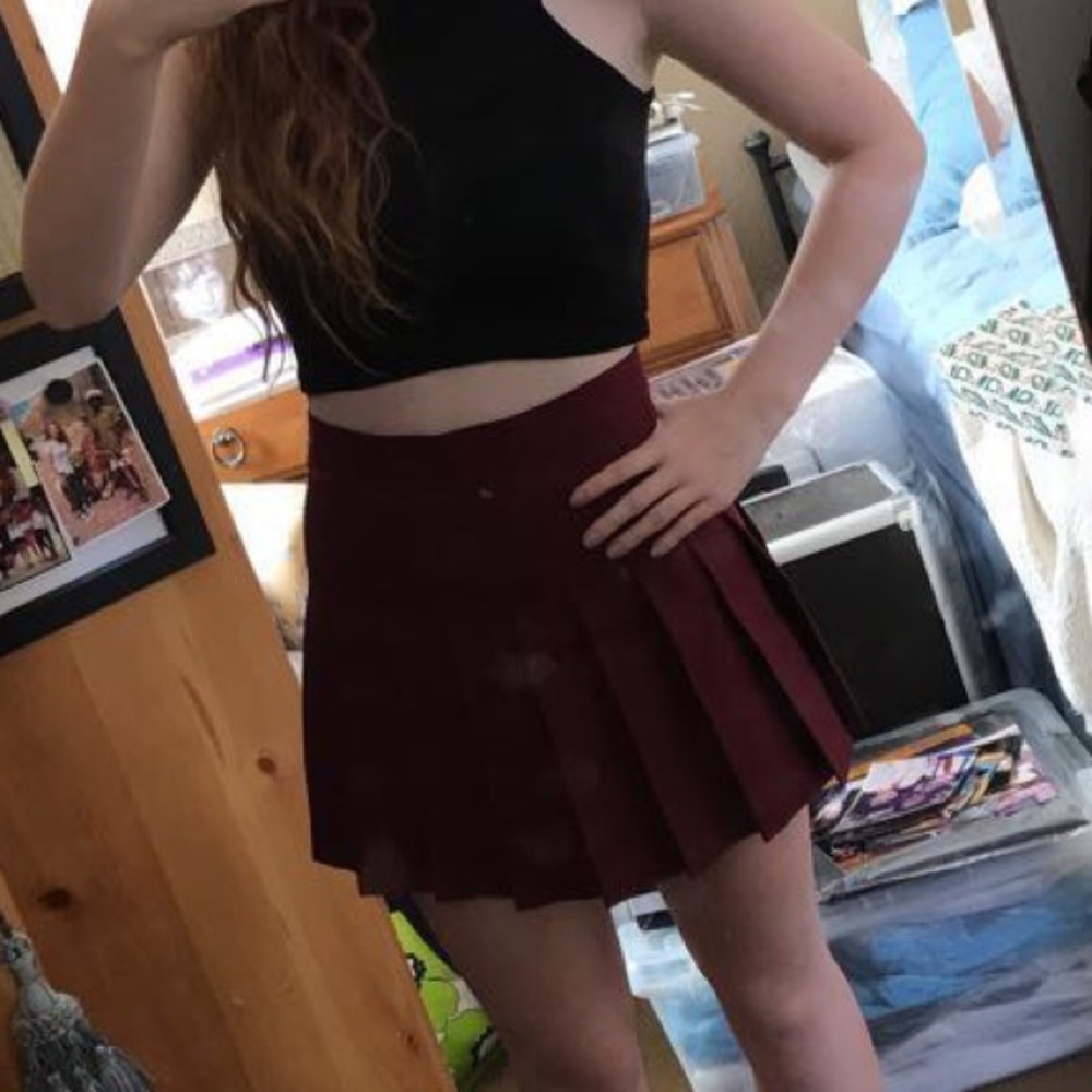 American Apparel pleated skirt